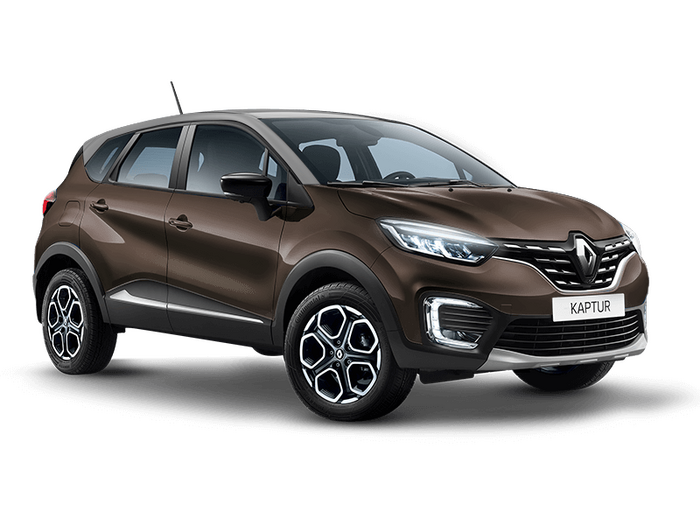 Renault Kaptur  Коричневый с серебристой крышей