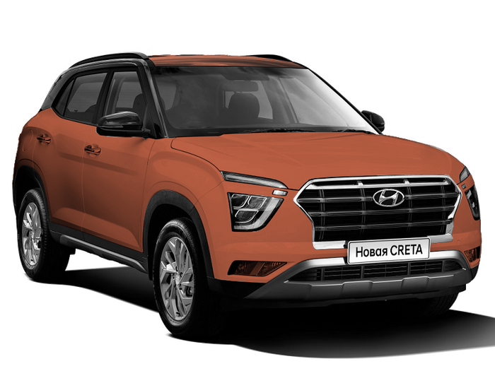 Hyundai Creta Burnt Orange Pearl