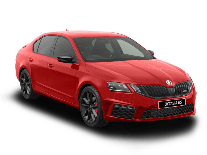 Skoda Octavia RS красный